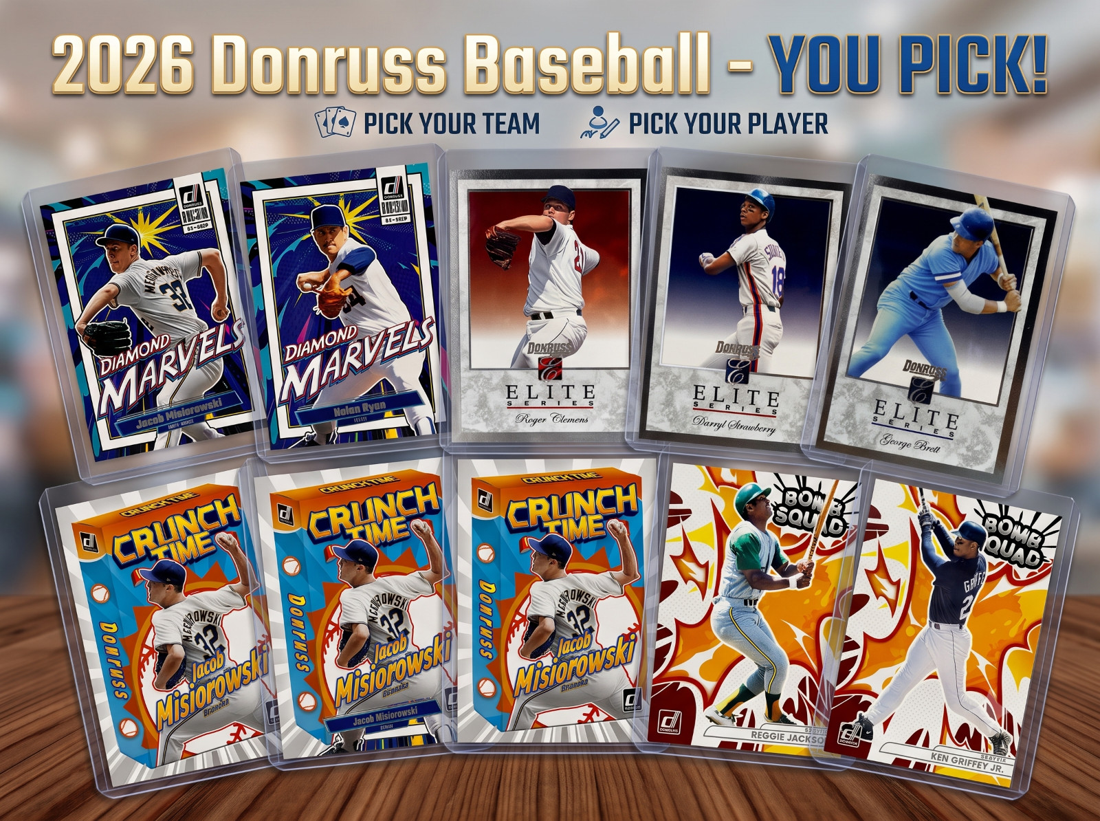 2026 DONRUSS BASEBALL PARALLELS | ROCKETS LIBERTY RED & BLUE LASER HOLO ON FIRE