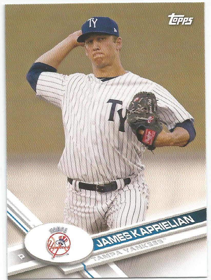 James Kaprielian New York Yankees 2017 Topps Pro Debut