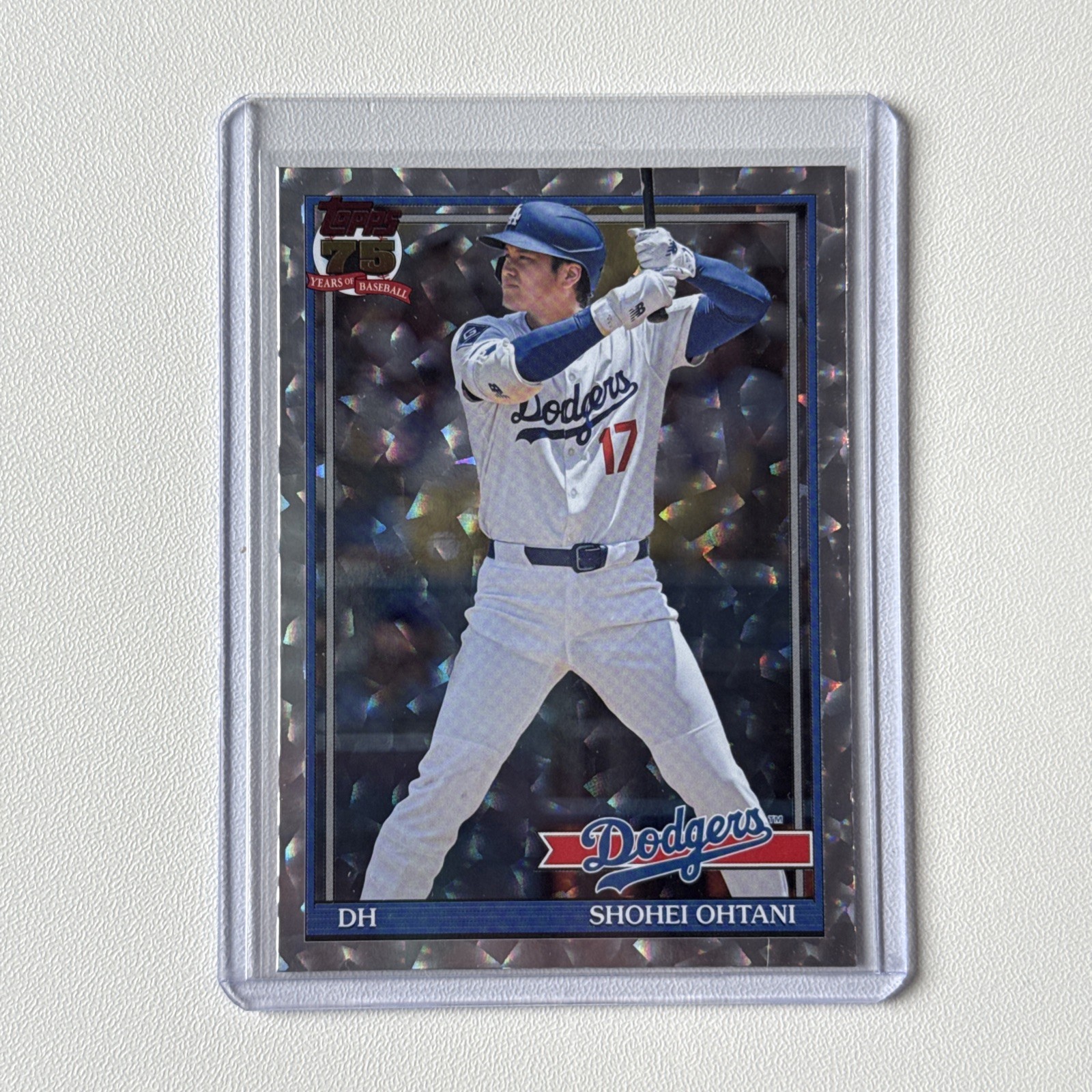 SHOHEI OHTANI – 2026 Topps Series 2 #91B2-1 Dodgers 1991 Topps – Silver Crackle
