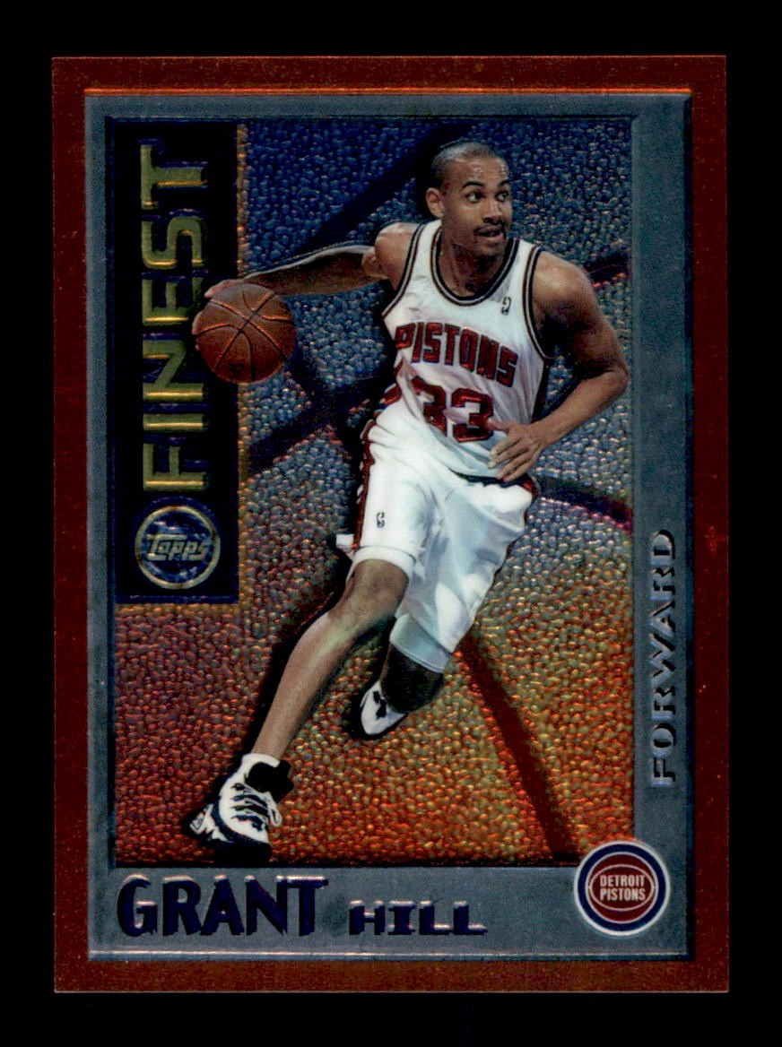 1995-96 Topps Finest Mystery Finest Bordered Grant Hill #M2 Detroit Pistons
