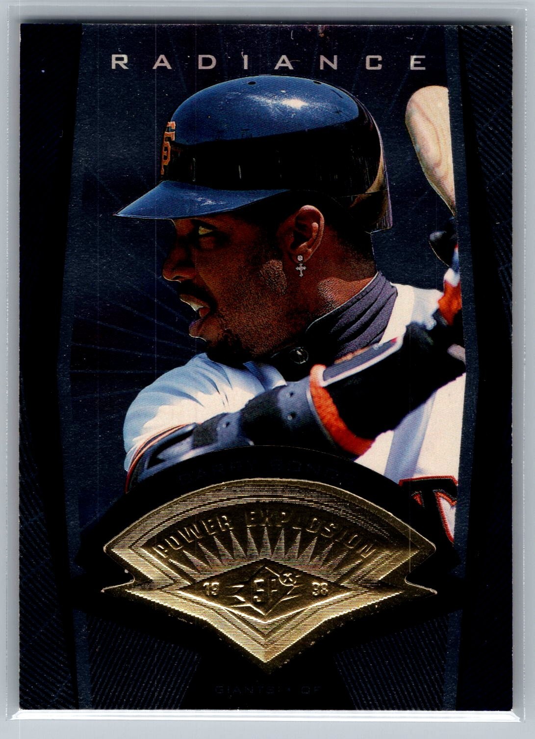 /1000 1998 SPx – Power Explosion Radiance Barry Bonds #49 – NM