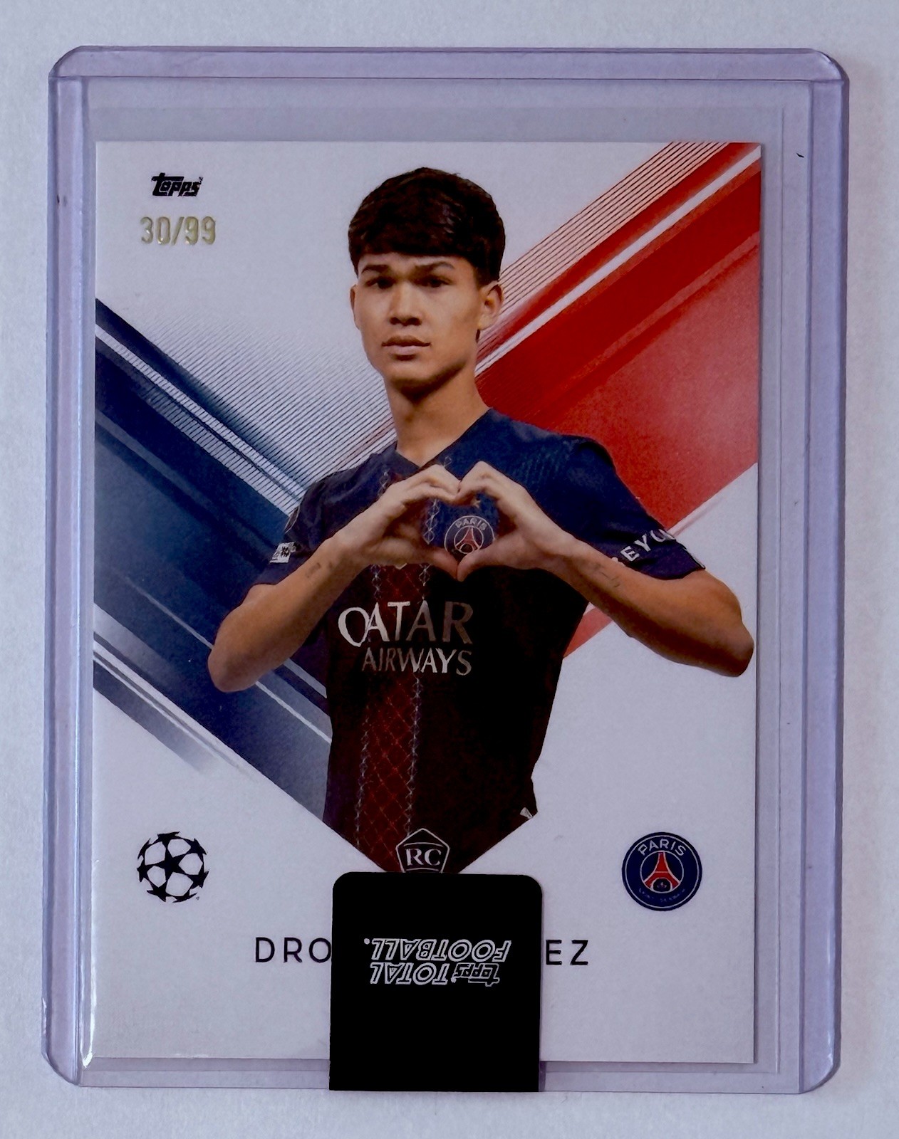 Dro Fernandez RC /99 SEALED ROOKIE Topps Total Football PSG SSP 🔥