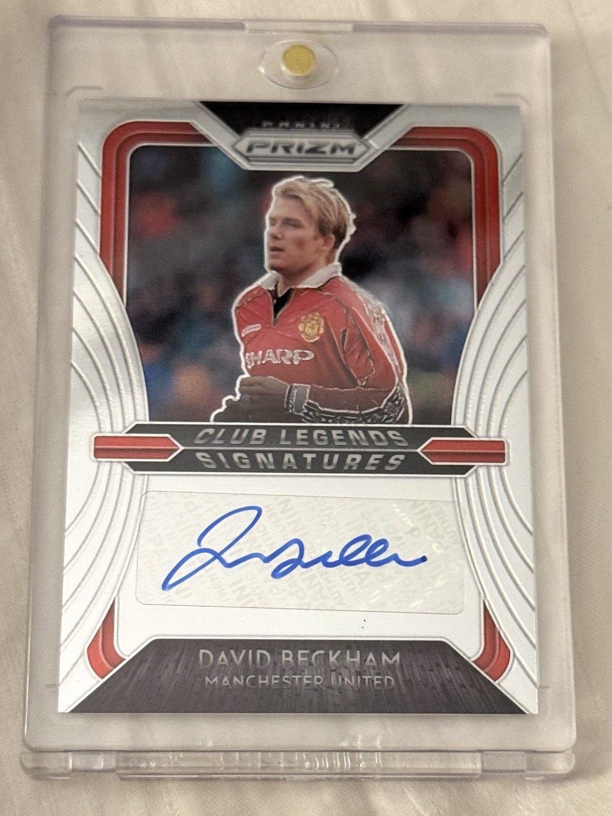 2022-23 Panini Prizm DAVID BECKHAM Flashback AUTO | Autograph England World Cup