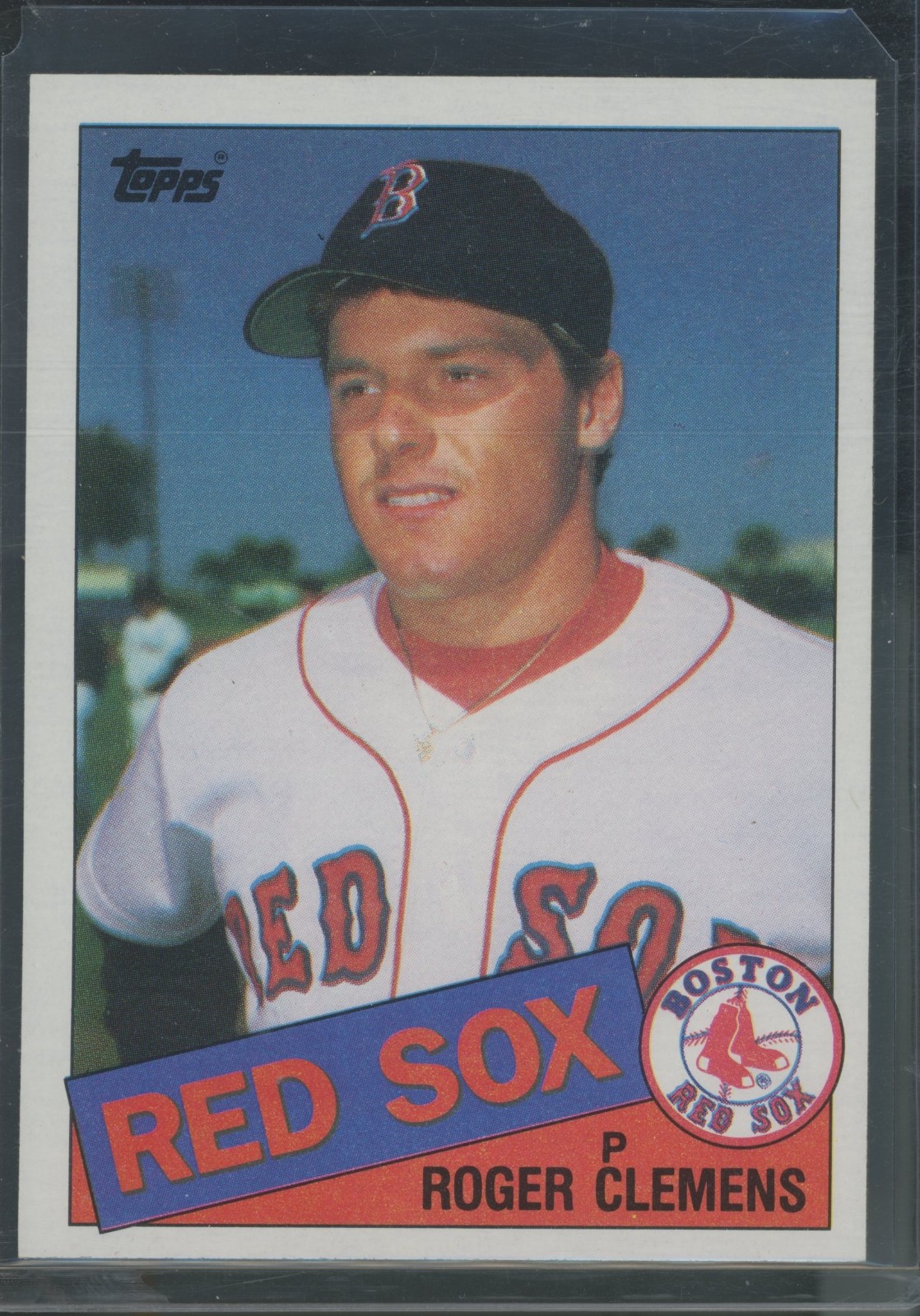 1985 Topps Roger Clemens Rookie Card HOF Boston Red Sox MLB