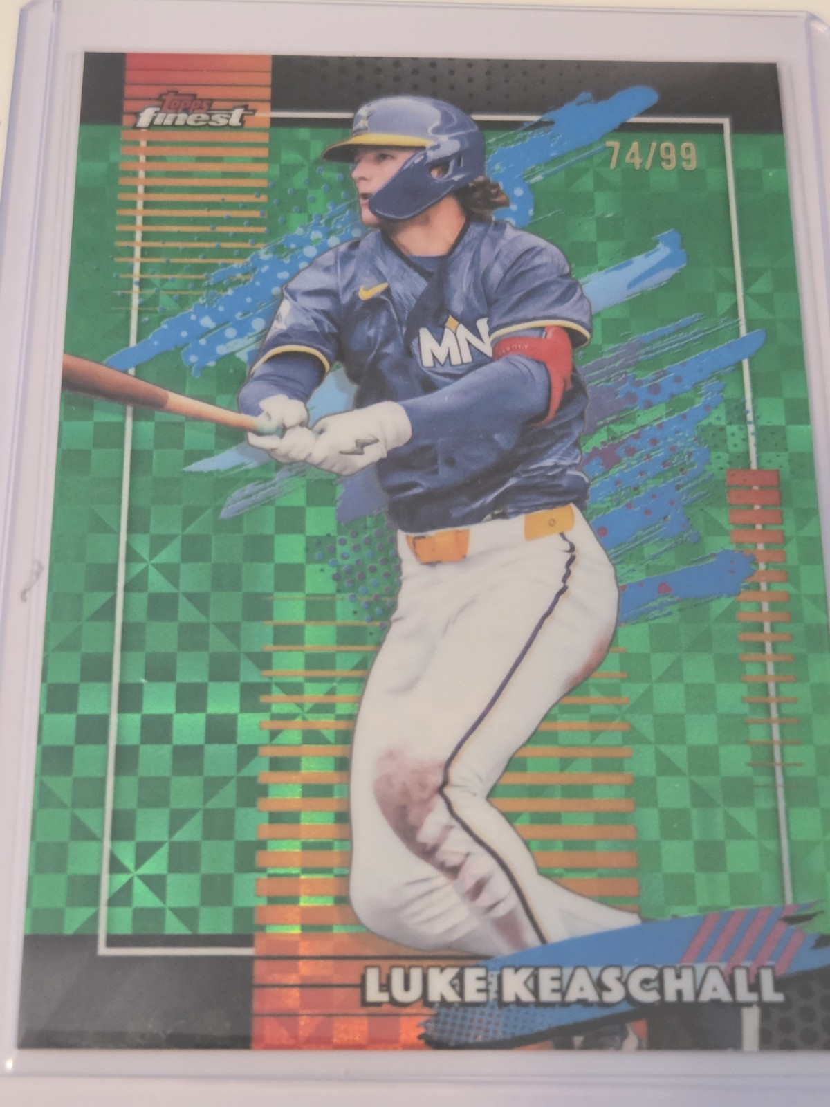 Luke Keaschall #131 Uncommon Green X-Fractor /99 2026 Topps Finest