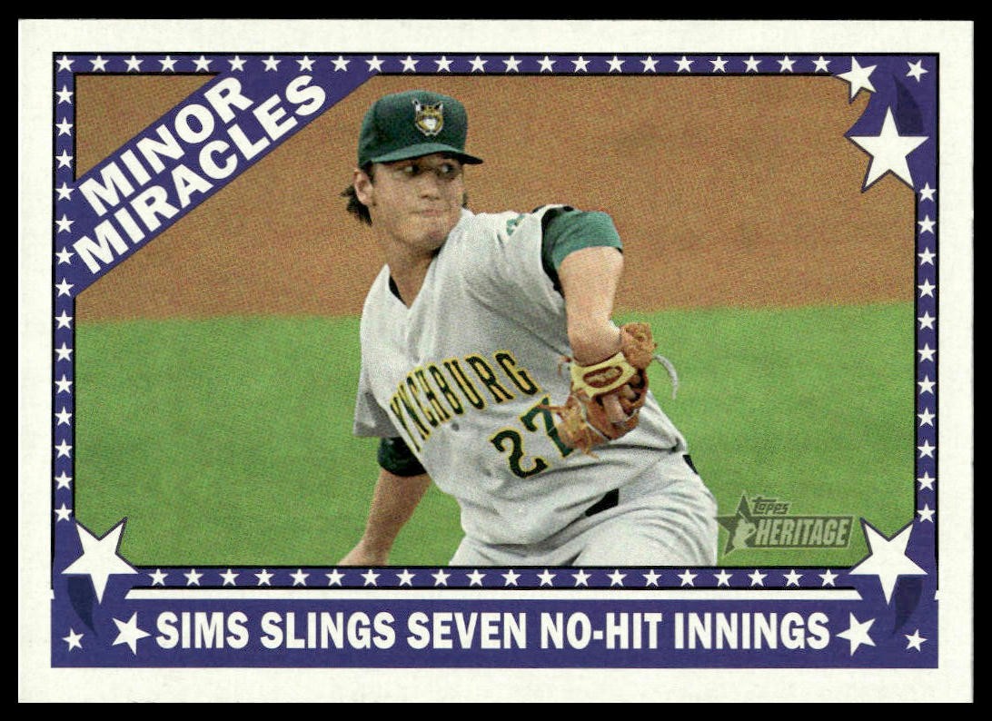 2015 Topps Heritage Minor League #MM-11 Lucas Sims Minor Miracles NM+