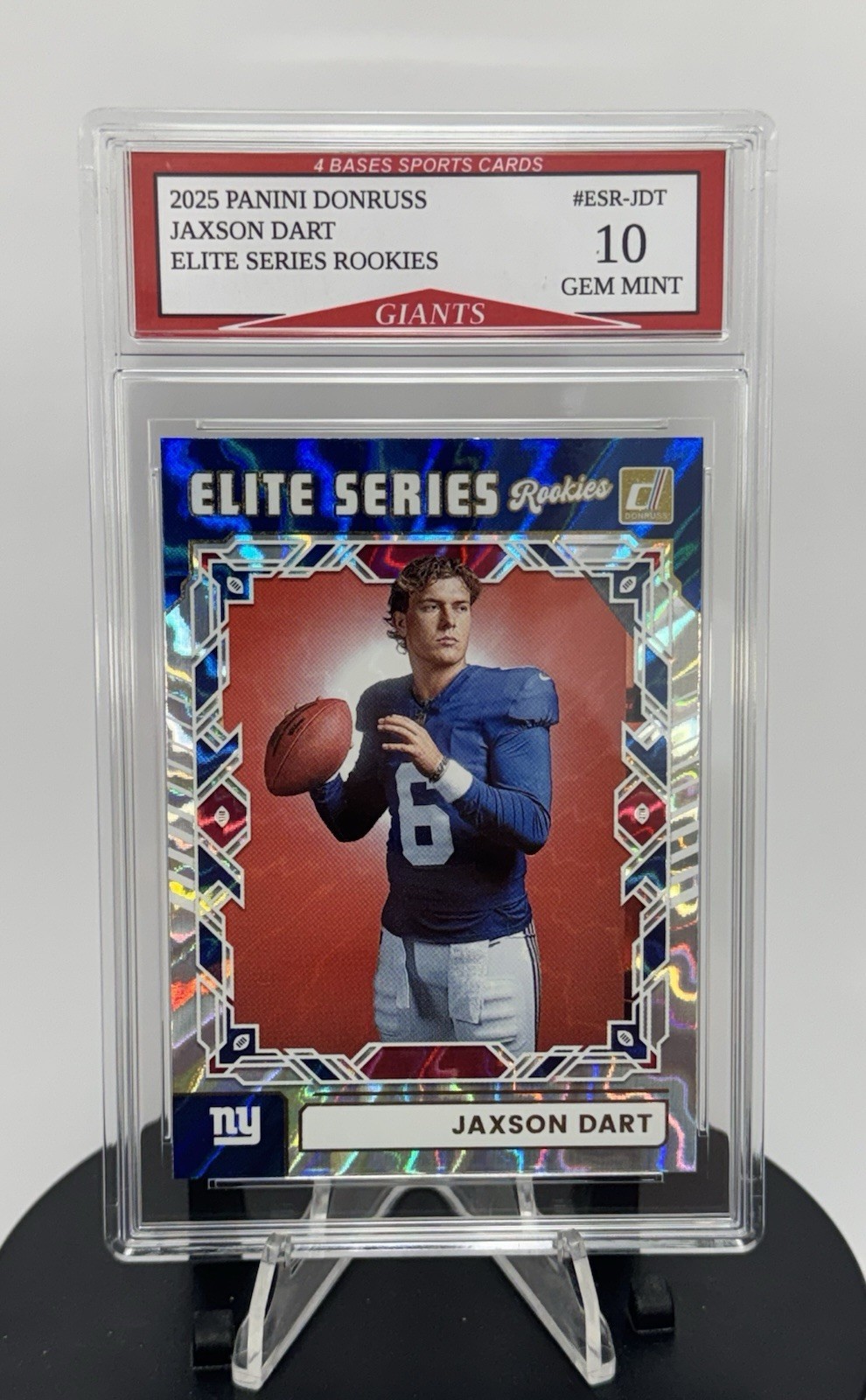 2025 Panini Donruss Jaxson Dart New York Giants Elite Series Rookies Gem Mint 10