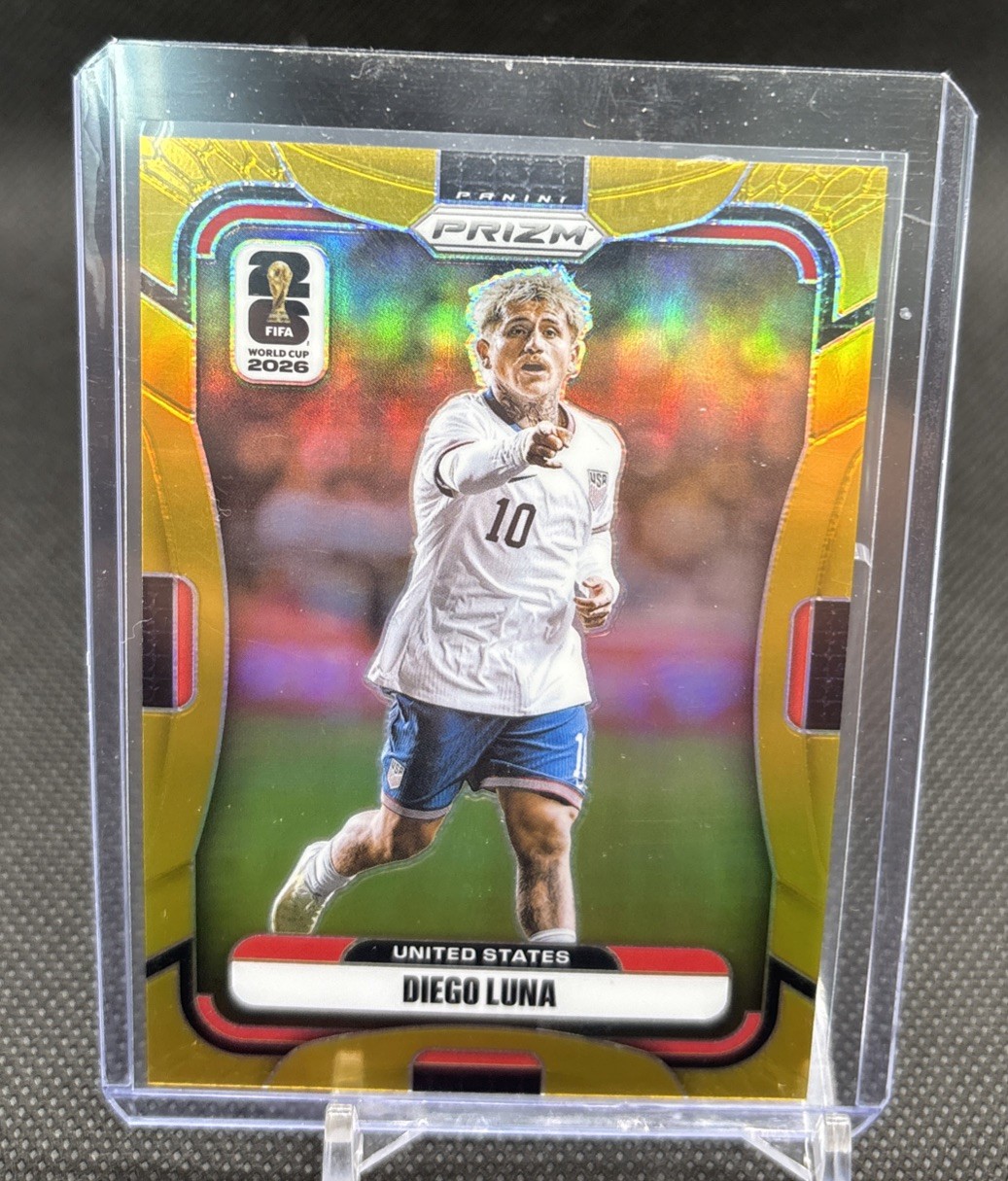 Diego Luna Panini 2026 Prizm FIFA World Cup Gold United States #444 1/10