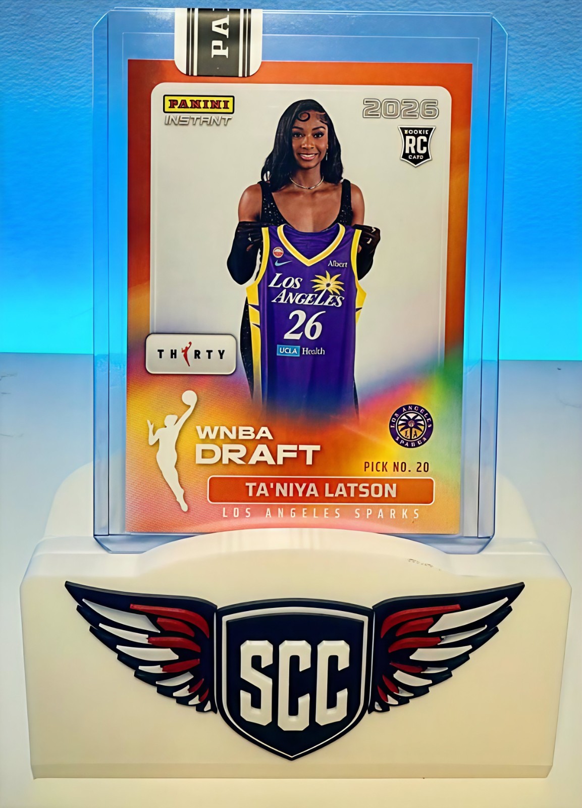 2026 Panini Instant WNBA TA’NIYA LATSON Draft Night 30th Anniversary RC /30 SP