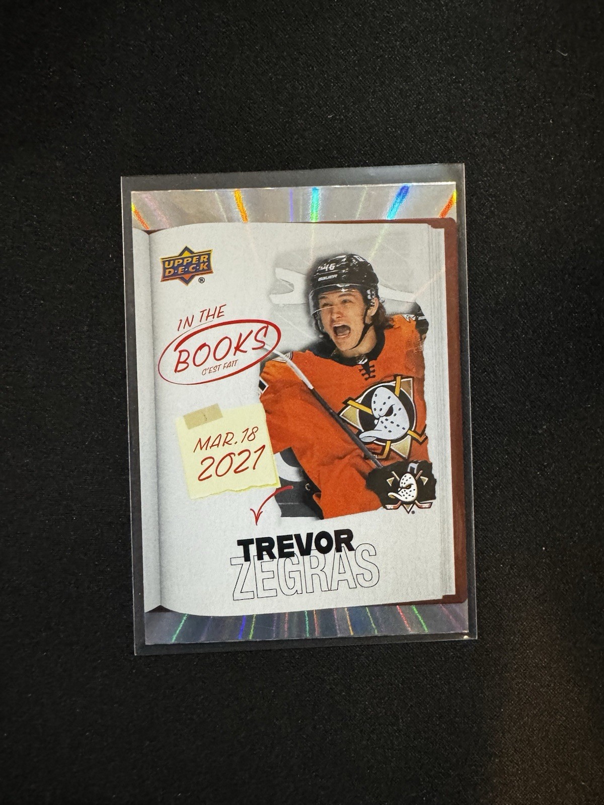 2024-25 Tim Hortons Retrospective Rookies In the Books Trevor Zegras #ITB-5