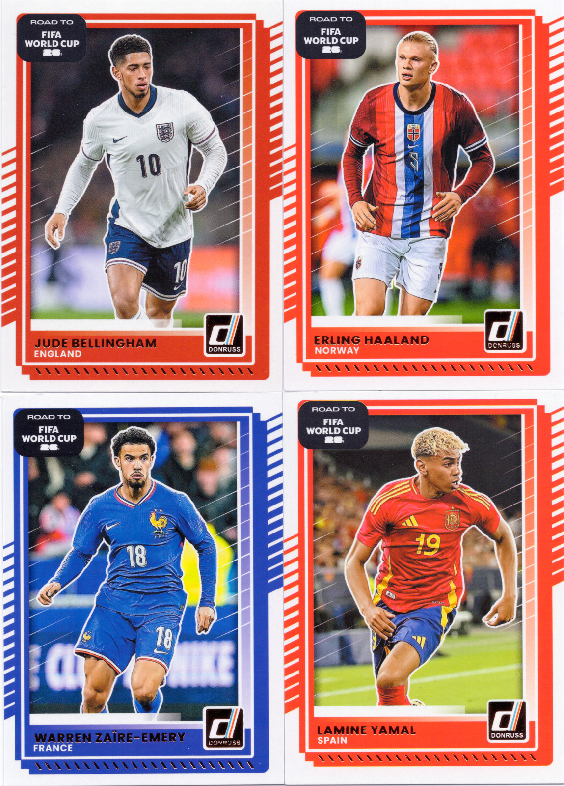 2025-26 Donruss Road to FIFA World Cup #1-250 You Pick 2+ Cards Free Ship Soccer
