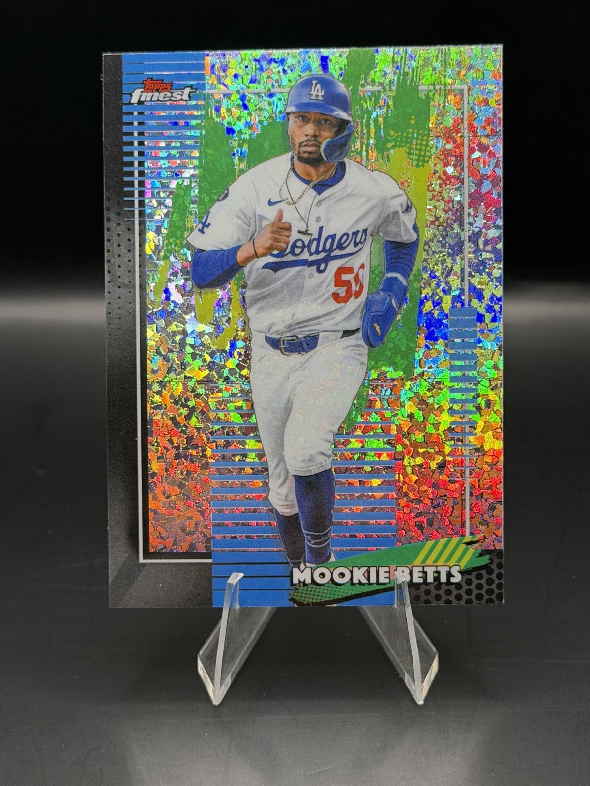 2026 Topps Finest Mookie Betts #45 Common Mini Diamond Los Angeles Dodgers