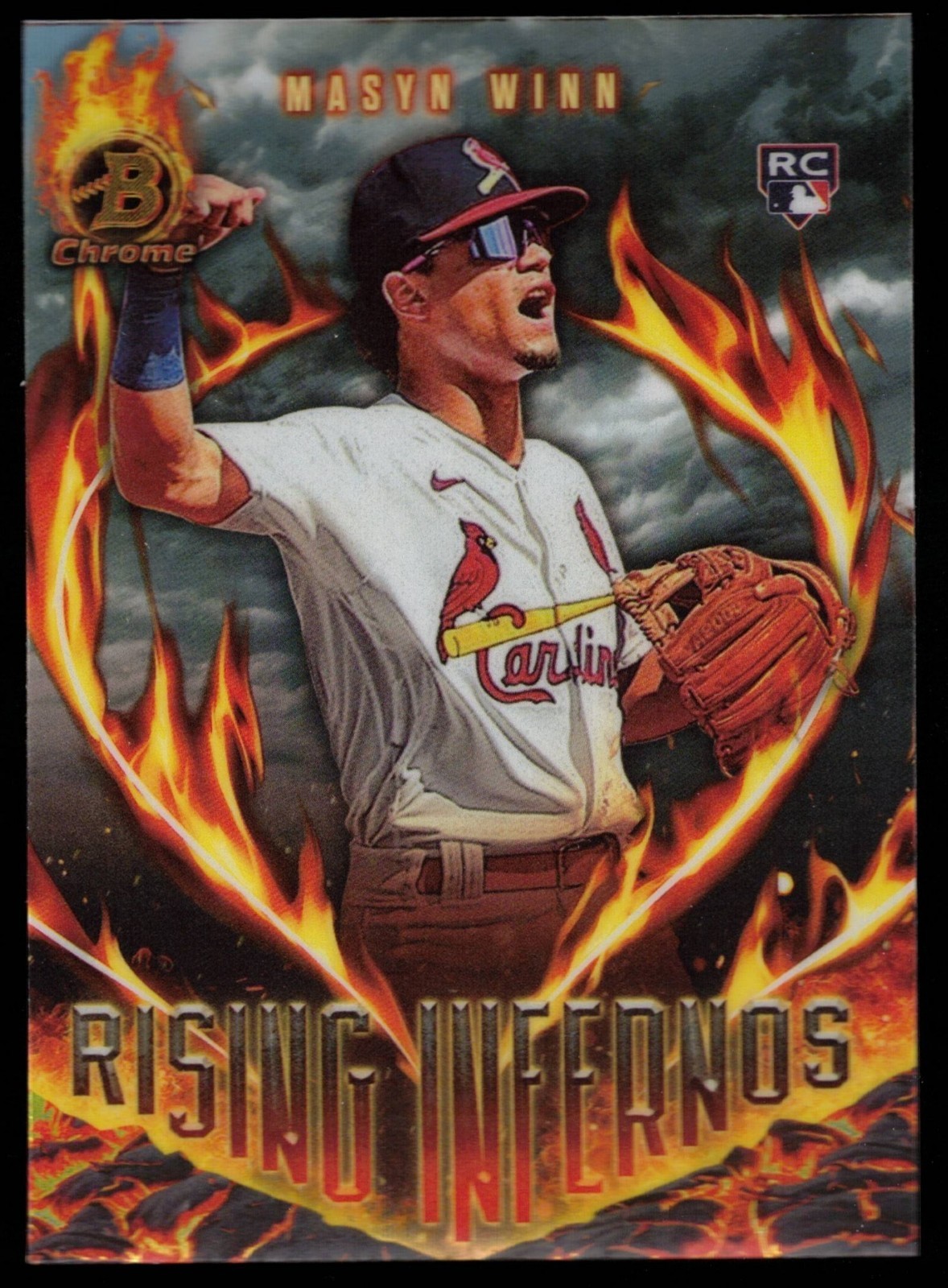 Masyn Winn – 2024 Bowman Chrome Rising Infernos #RI-7 Rookie (RC) FREE SHIPPING!