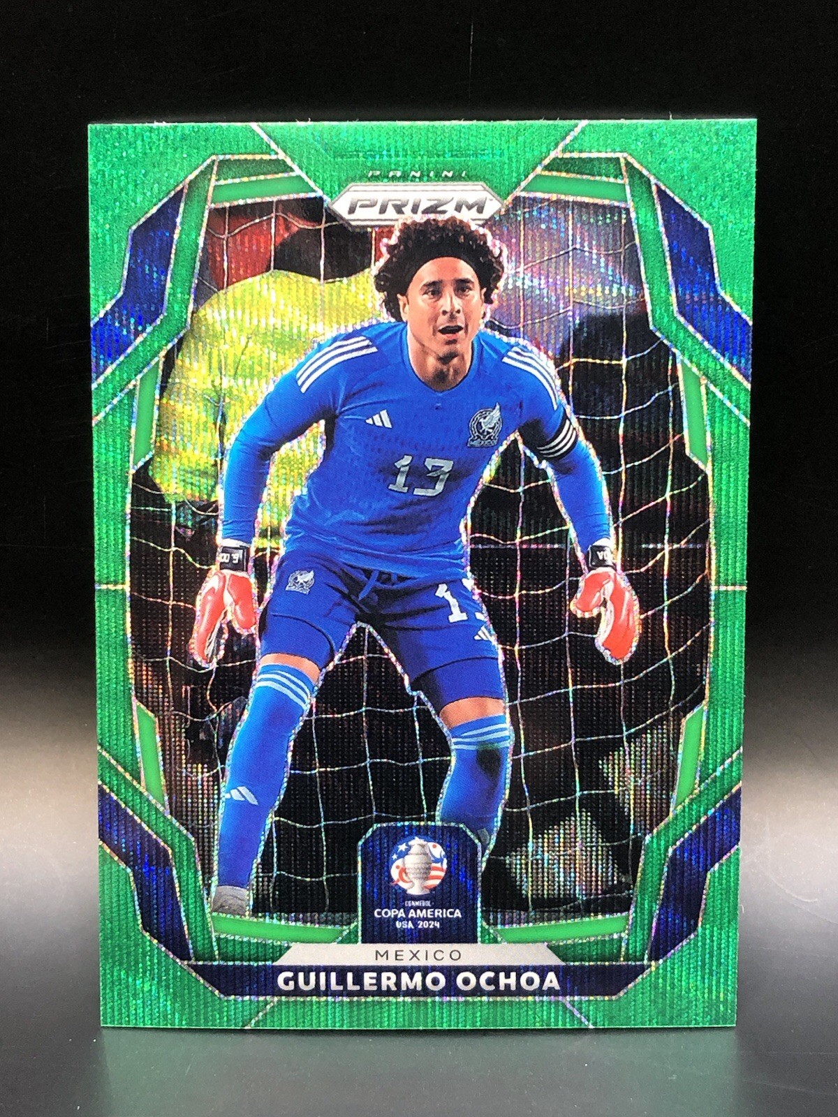 GUILLERMO OCHOA #127 Green Wave 🇲🇽 2024 Panini Prizm Copa America MEXICO