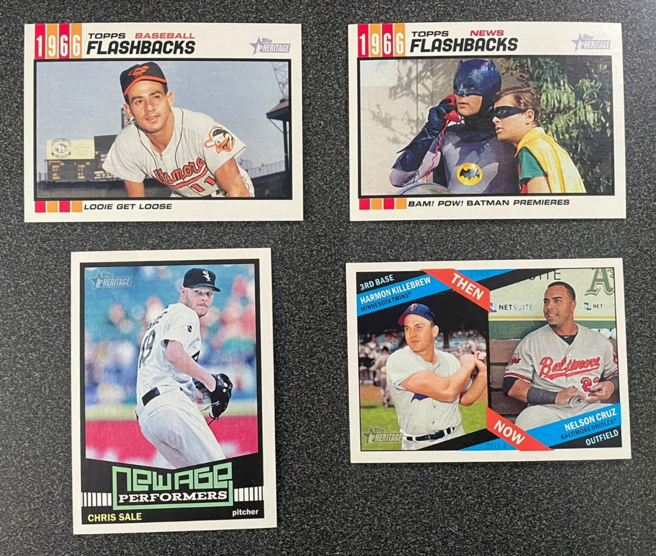 2015 Topps Heritage Inserts NAP Then & Now Flashback – You Pick