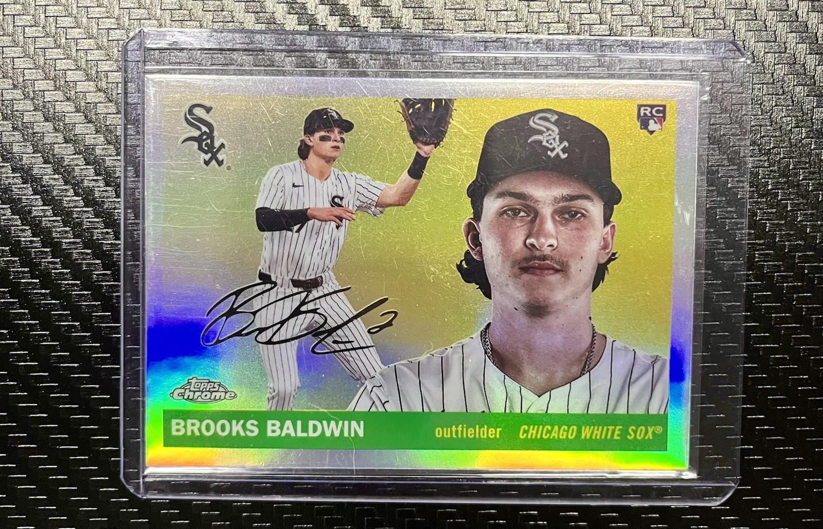 Topps Chrome Platinum Refractor – Brooks Baldwin #252 Chicago White Sox (RC)