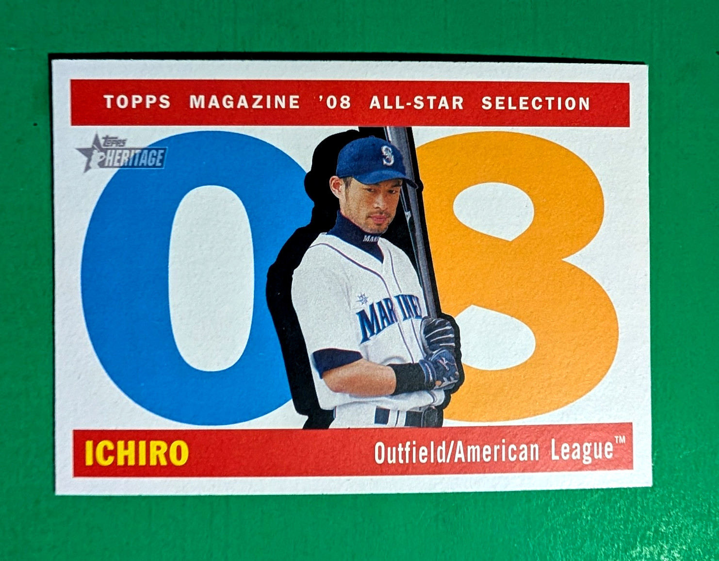 2009 Topps Heritage ICHIRO #493 All-Star High Number SP Mariners