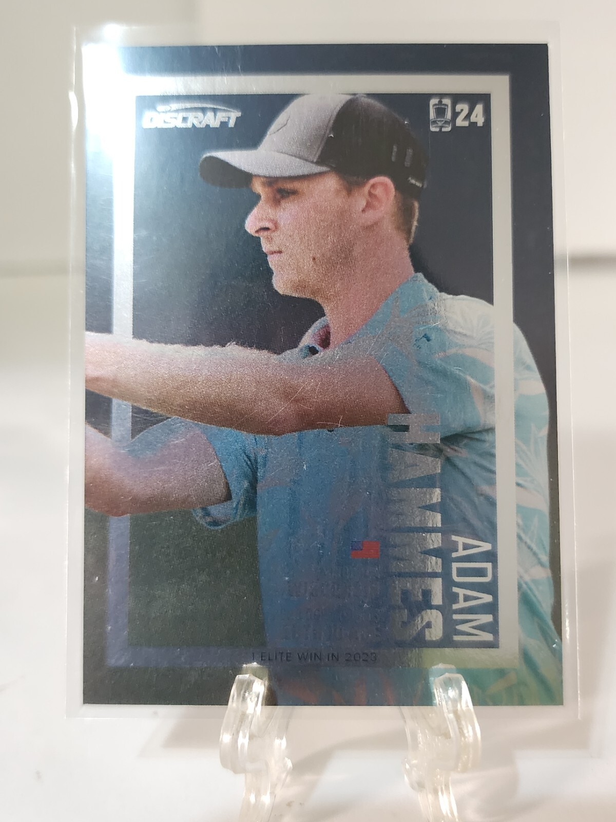 Discraft 2024 Disc Golf Pro Tour DGPT CHROME Foil Adam Hammes MPO 18 #1 / 75 ONE