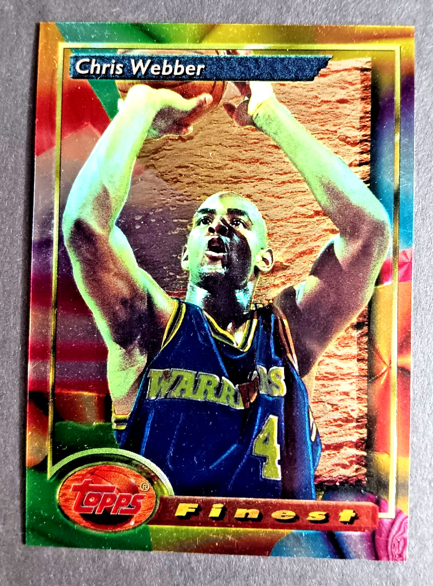1993-94 Topps Finest #212 Chris Webber ROOKIE Warriors
