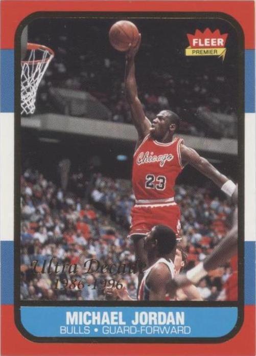 1996-97 Fleer Ultra – Fleer Premiere Ultra Decade 1986 Reprints Michael…
