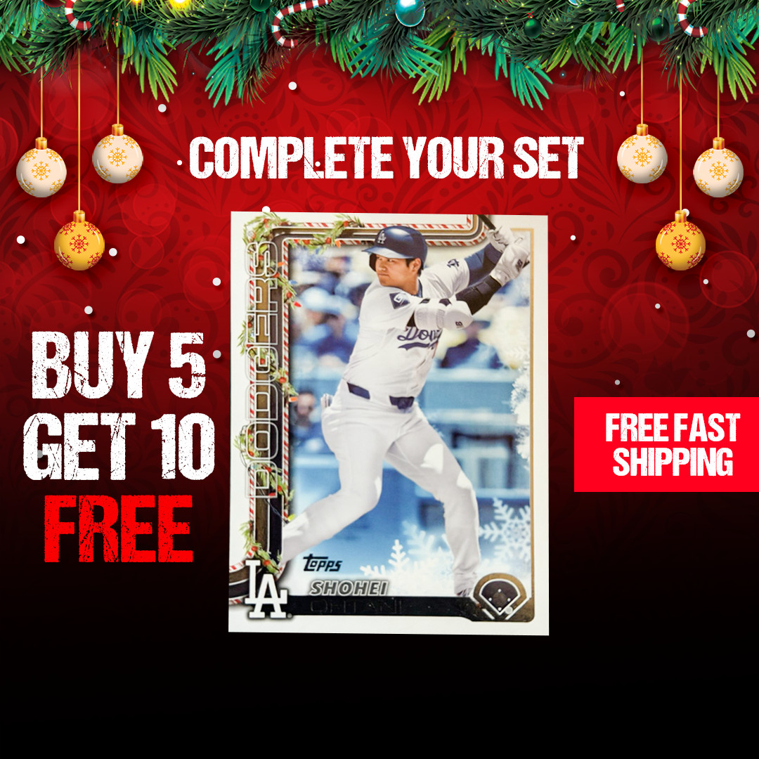 2025-26 Topps Holiday Baseball Base Singles #1-200 You Pick Complete Your Set