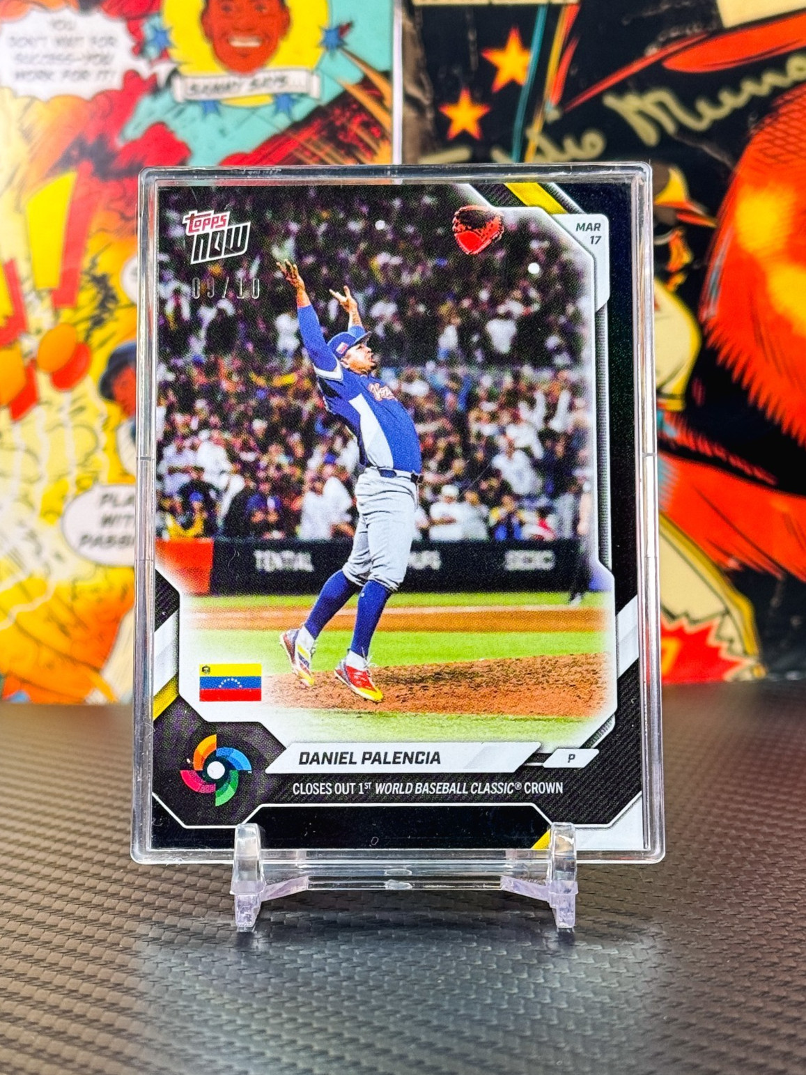 Daniel Palencia 2026 World Baseball Classic Topps Now Card 42 Black Foil /10