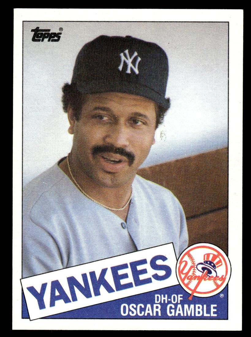 1985 Topps #724 Oscar Gamble New York Yankees