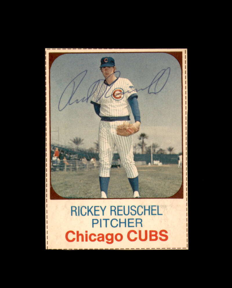 Rick Reuschel Signed 1975 Hostess Chicago Cubs Autograph
