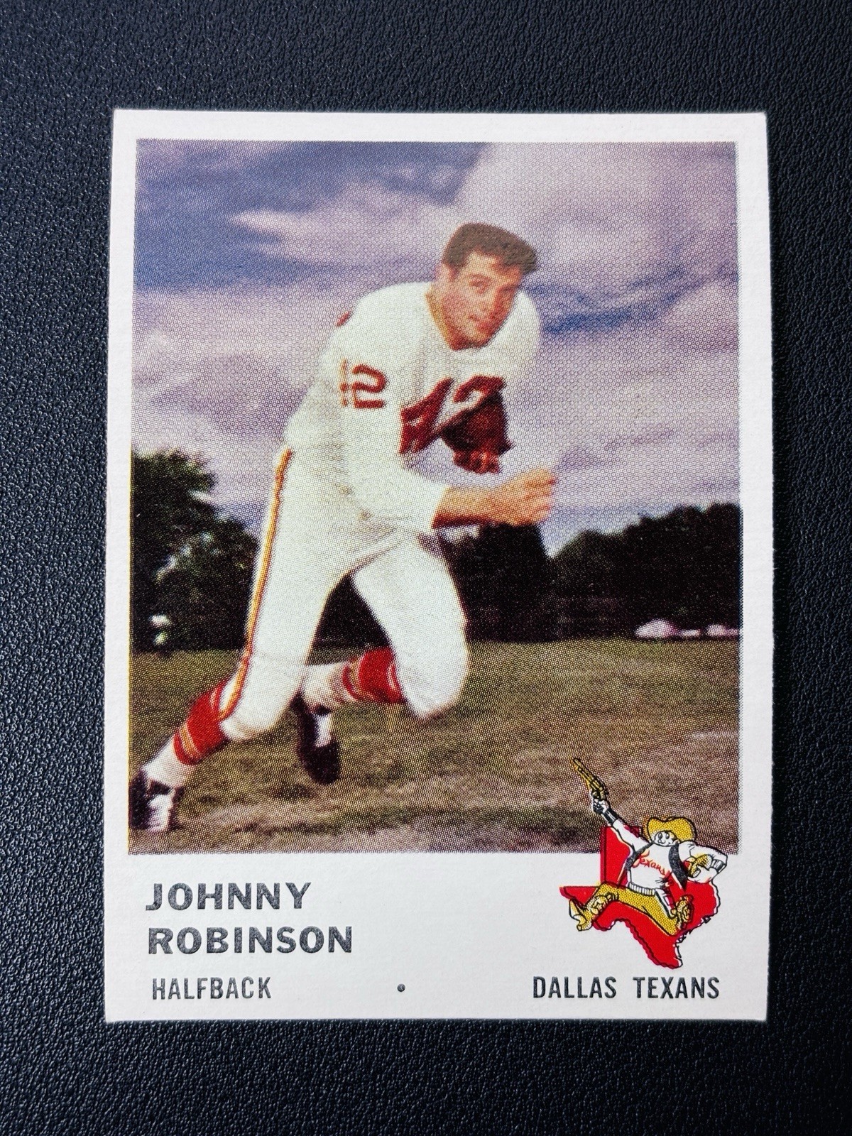 1961 Fleer #202 Johnny Robinson Dallas Texans Rookie Football Card NM