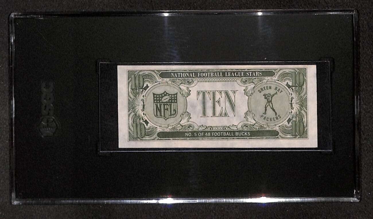 1962 Topps Bucks #5 Paul Hornung HOF SGC 5 EX B105748