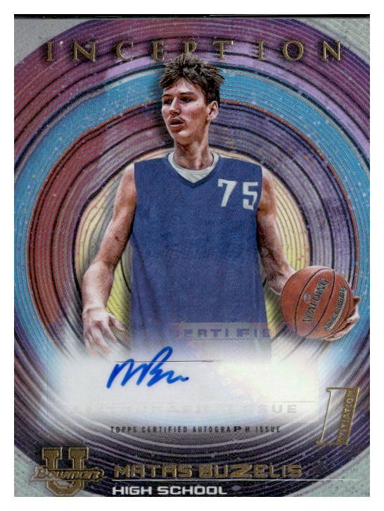 2022-23 Bowman University Inception Auto Martas Buzelis