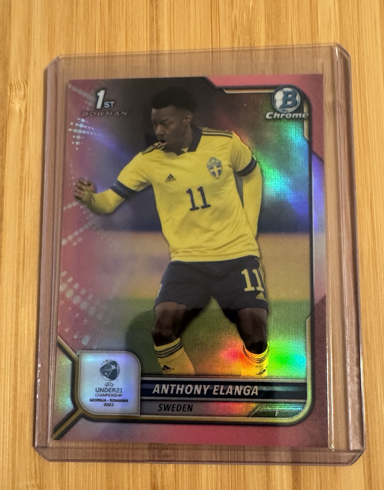 Anthony Elanga /150 – 2022 Bowman Chrome Road to UEFA U-21 European Championship