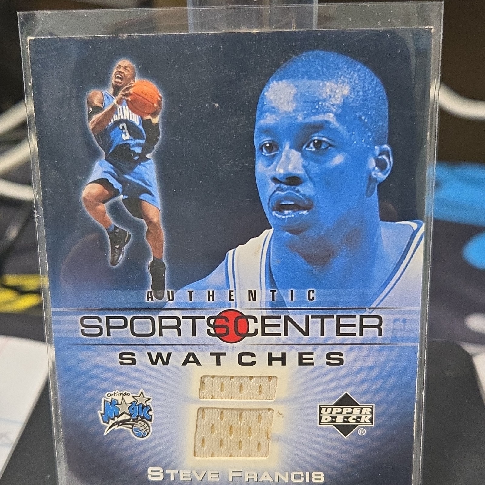 Upper Deck ESPN Sportscenter Swatches Steve Francis Orlando Magic SCS-SF