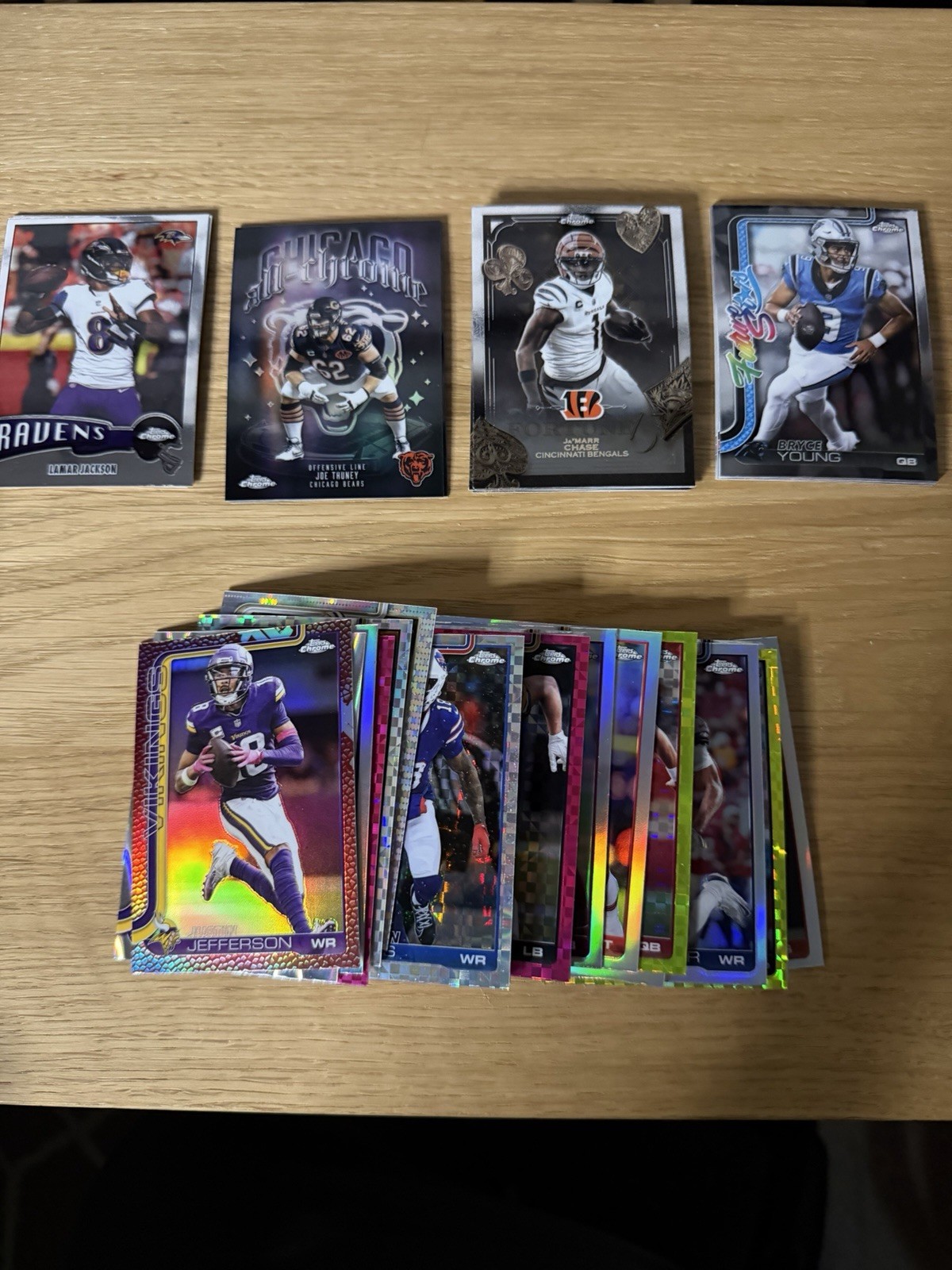 2025 Topps Chrome Football Parallels & Inserts Complete Your Set Pick Your Card