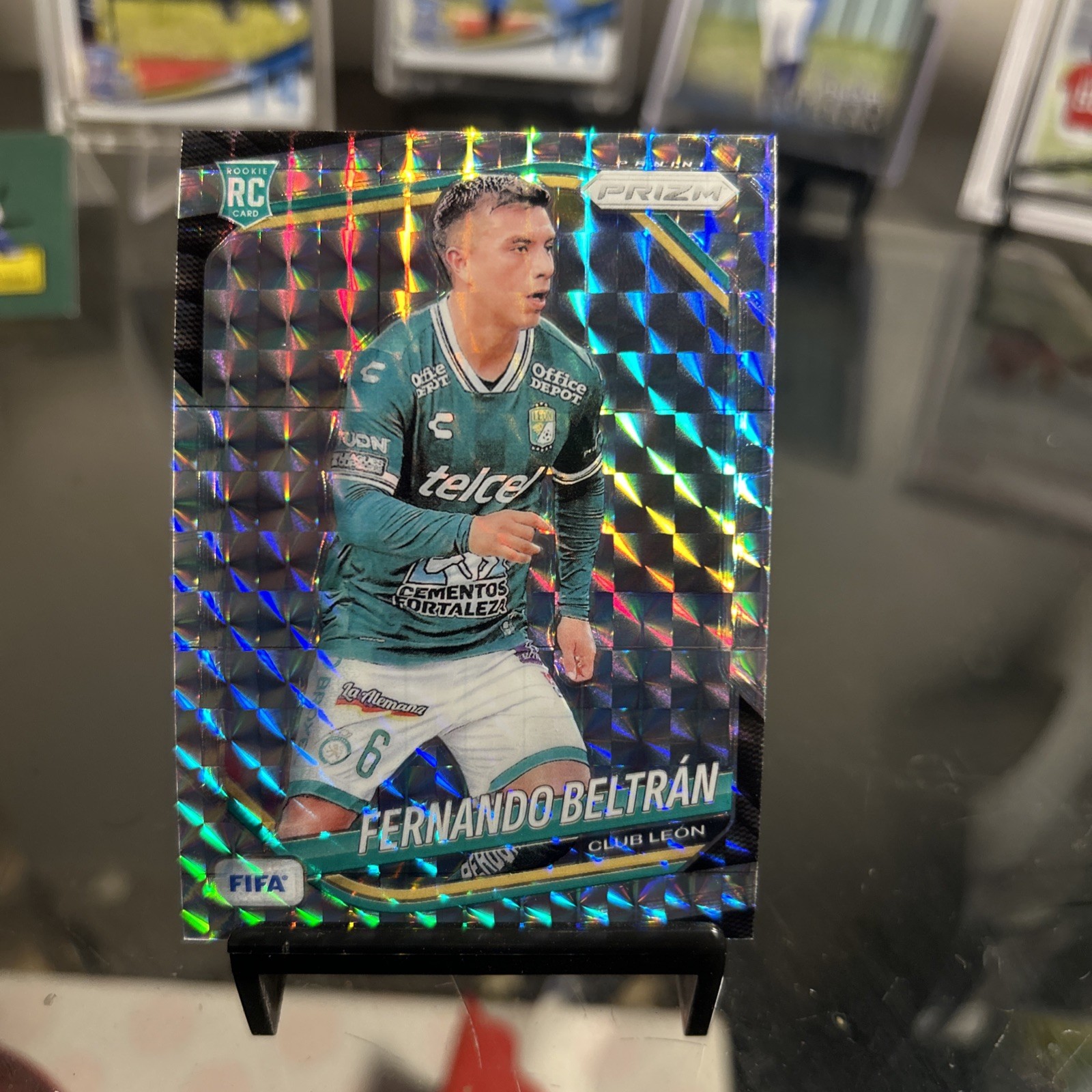 Panini 2026 FIFA World Soccer Fernando Beltrán Club León RC Mosaic Prizm Mexico