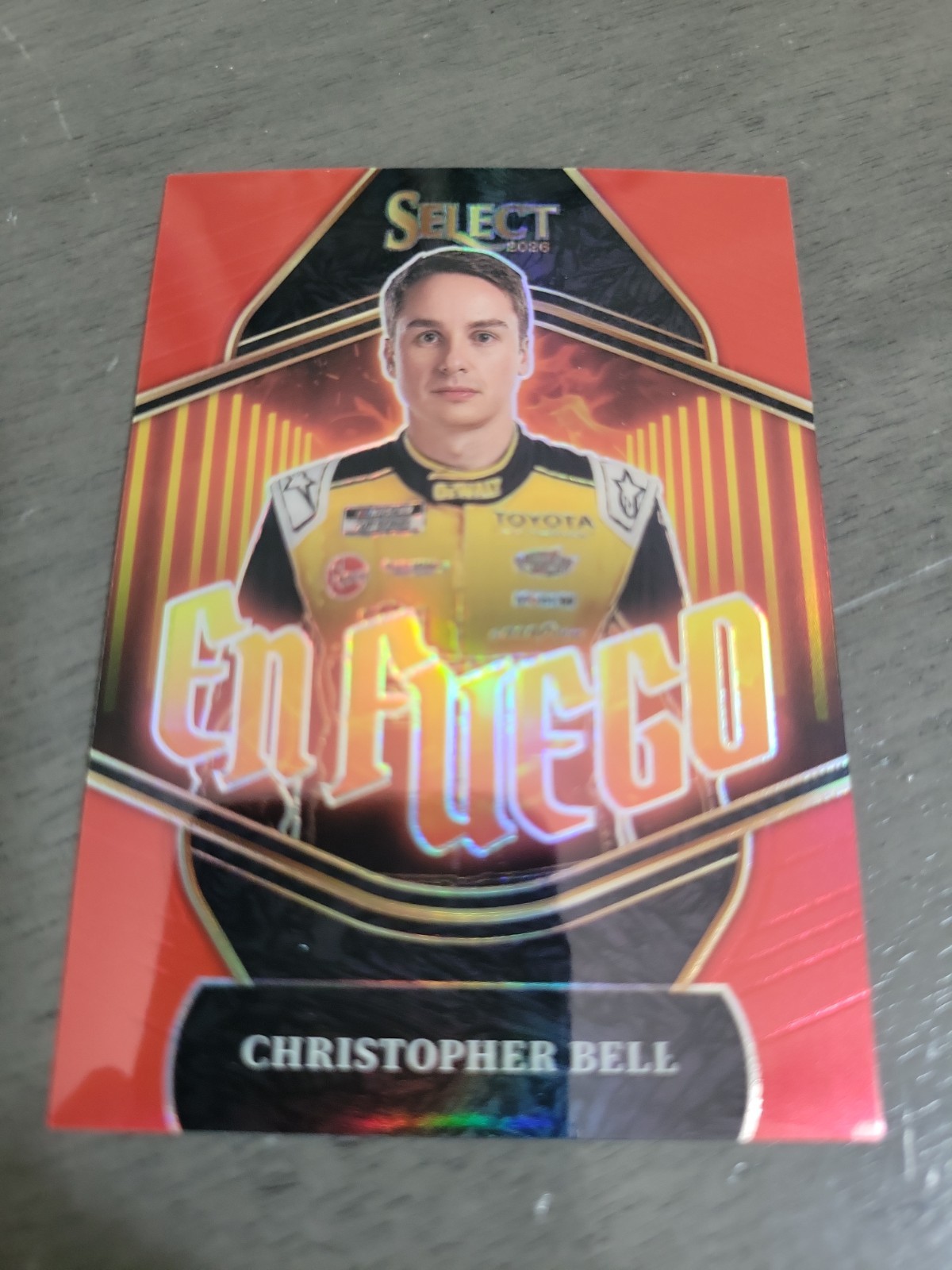 2026 Select Racing En Fuego #16 Christopher Bell Red Prizm 09/99