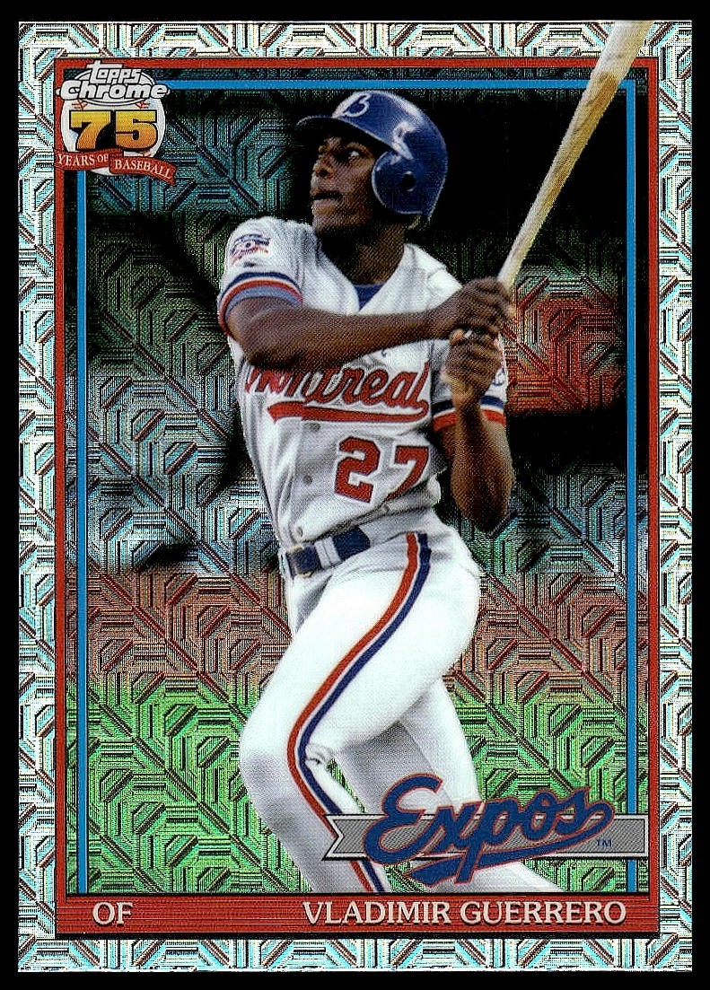 2026 Topps #91C-9 Vladimir Guerrero 1991 Topps 35th Anniversary Chrome Mojo