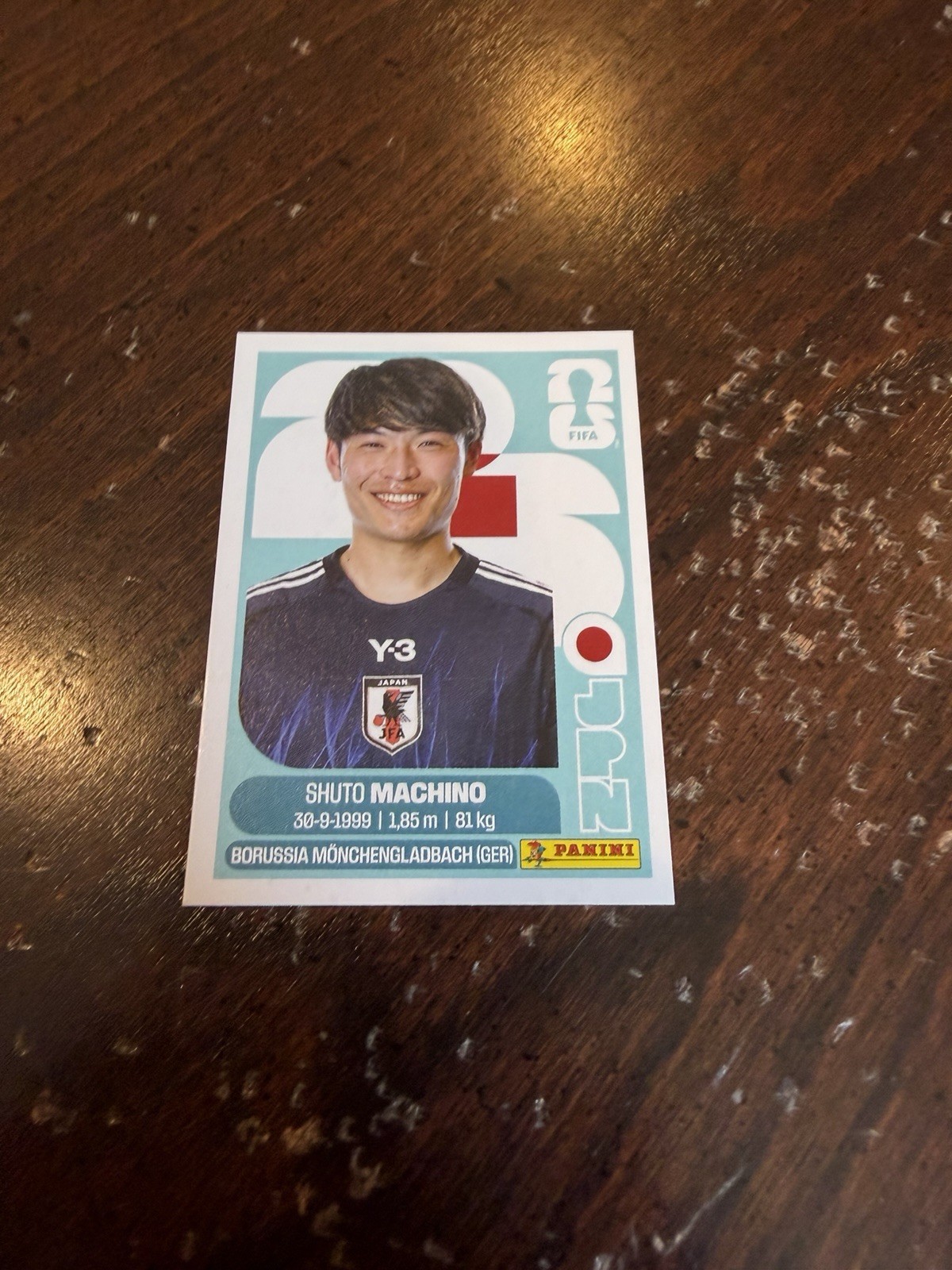 2026 Panini FIFA World Cup Sticker #JPN17 Shuto Machino