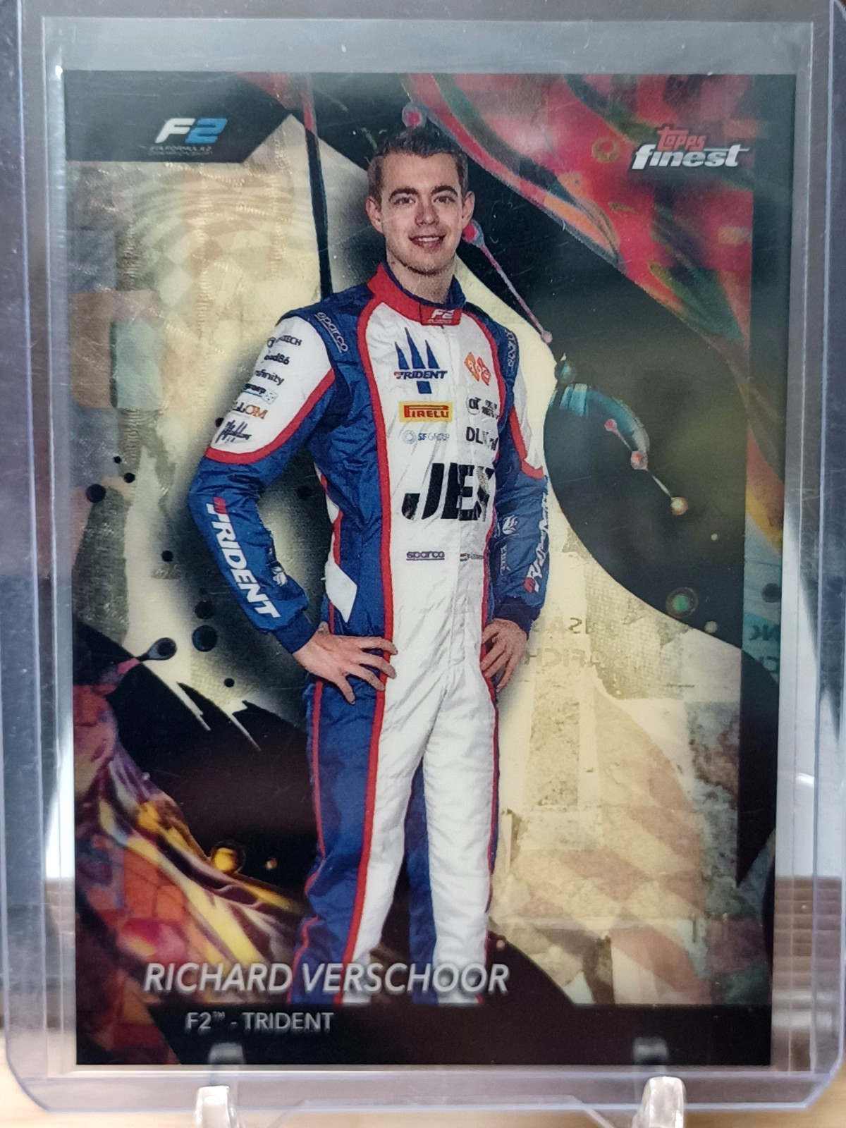 #137 RICHARD VERSCHOOR UNCOMMON SUPERFRACTOR #1/1 – 2024 TOPPS FINEST FORMULA 1