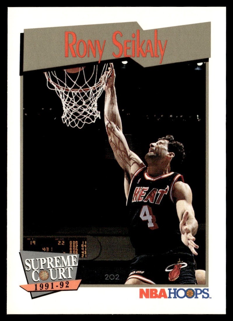 1991-92 Hoops Rony Seikaly Miami Heat #476