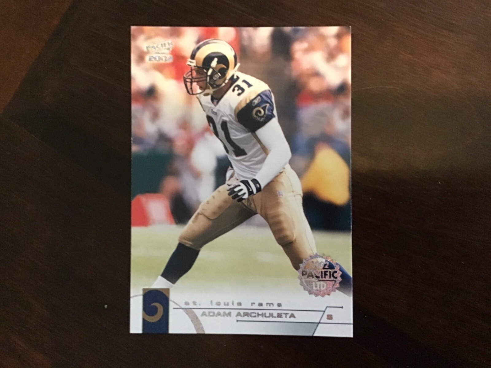 2002 – Pacific LTD Football Serial #ed /24 /71 St Louis Rams YOU CHOOSE