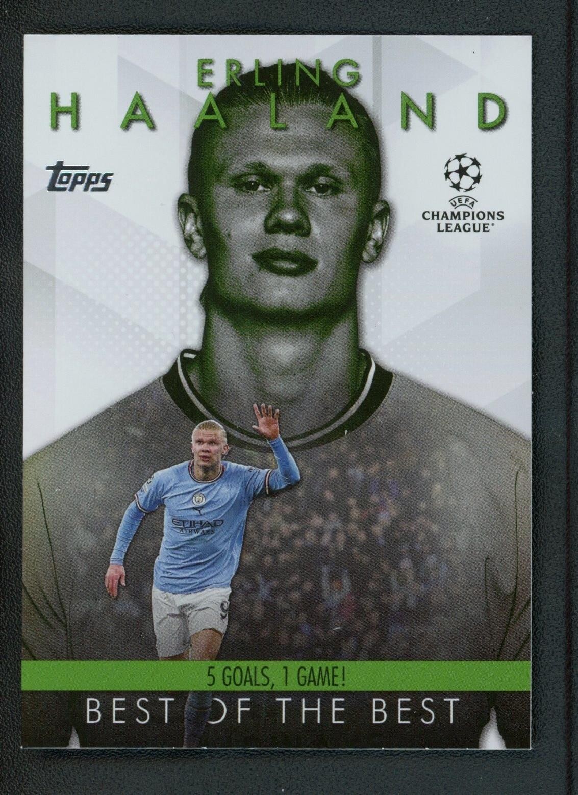 2024 ERLING HAALAND TOPPS UEFA CHAMPIONS LEAGUE BEST OF THE BEST