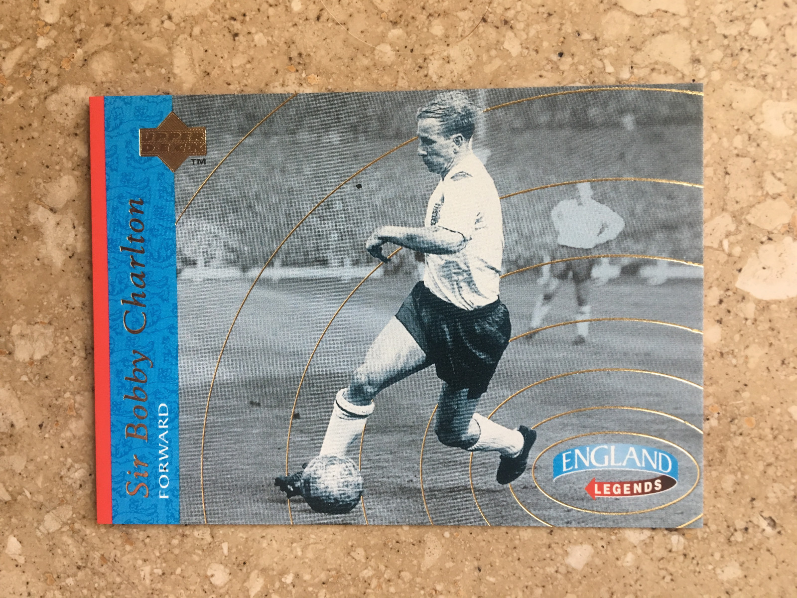 1997 Upper Deck England Soccer Card – SIR BOBBY CHARLTON Mint