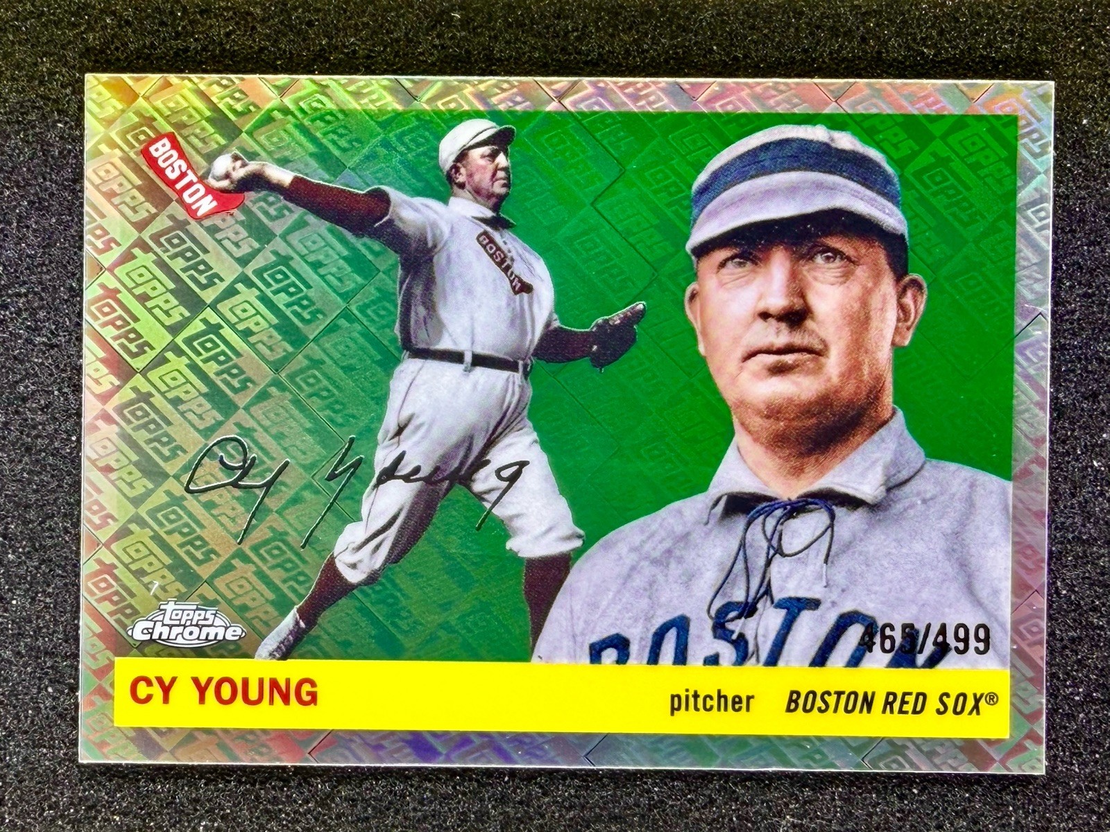 Cy Young 2025 Topps Chrome Platinum #252 Topps Refractor /499 Red Sox