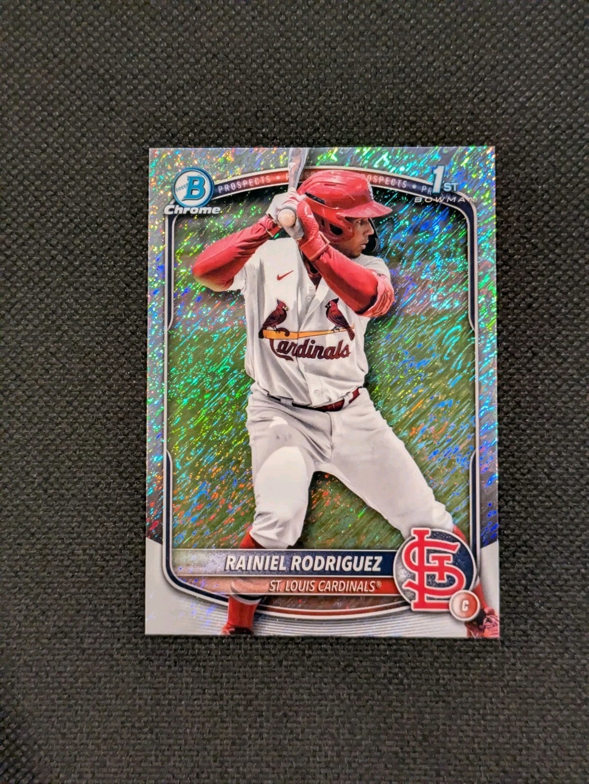 2025 Bowman Chrome #BCP-200 Rainiel Rodriguez 1st Shimmer Refractor