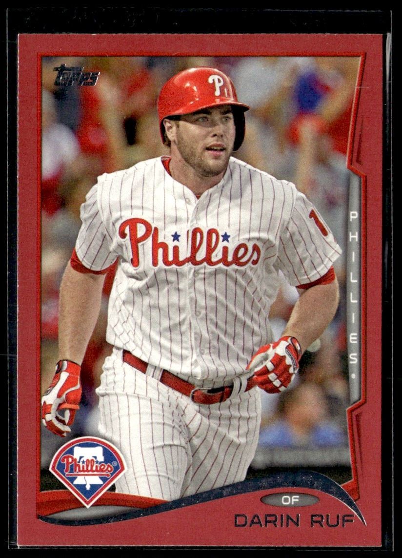 2014 Topps Red Border Darin Ruf Philadelphia Phillies #345