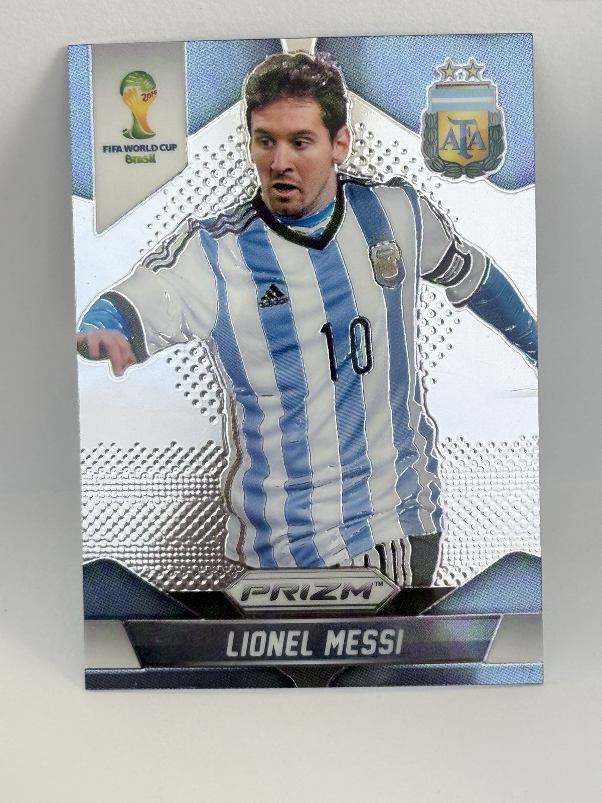 2014 Panini Prizm Lionel Messi Fifa World Cup Brazil Card #12