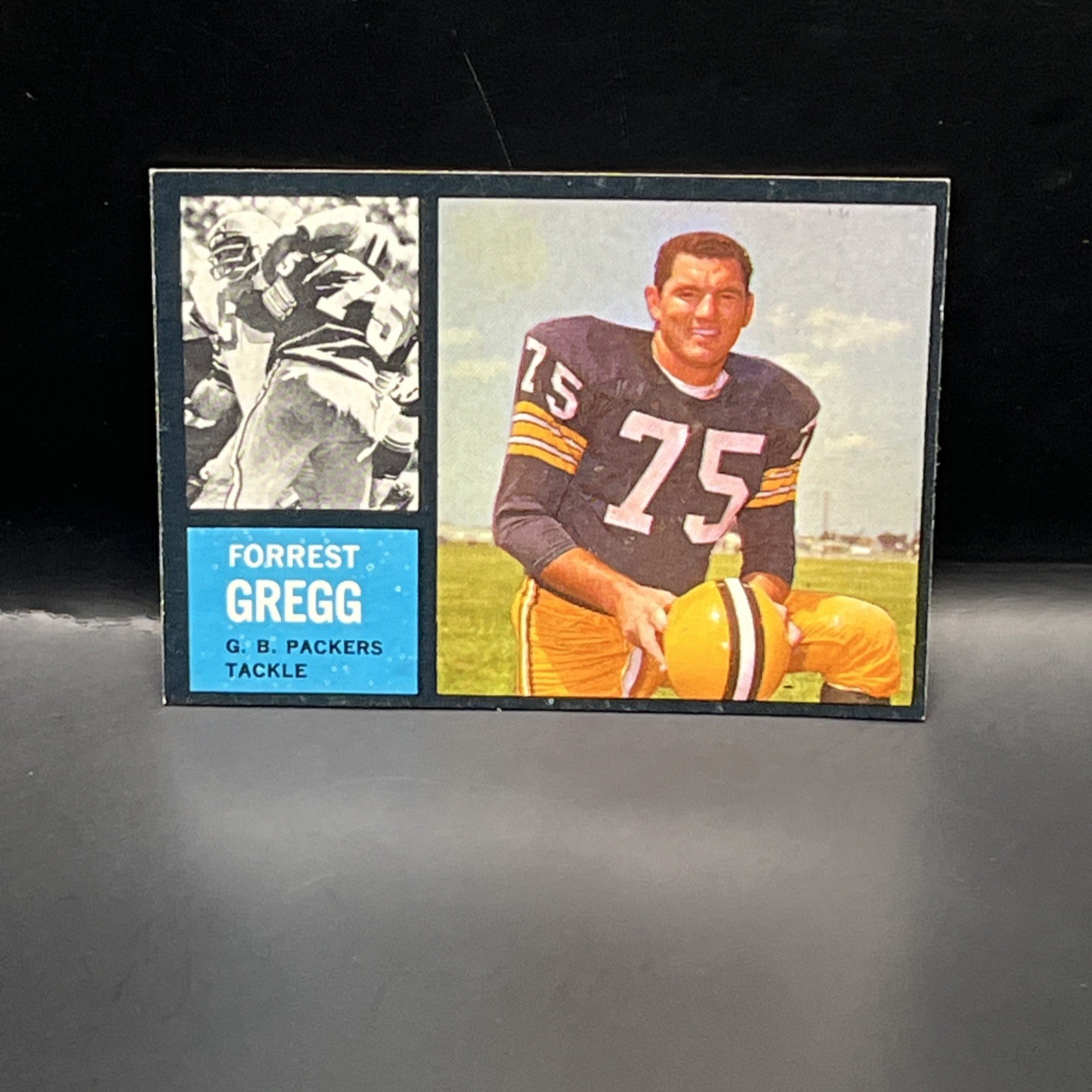 1962 Topps Forrest Gregg Green Bay Packers #70 (EX) Excellent