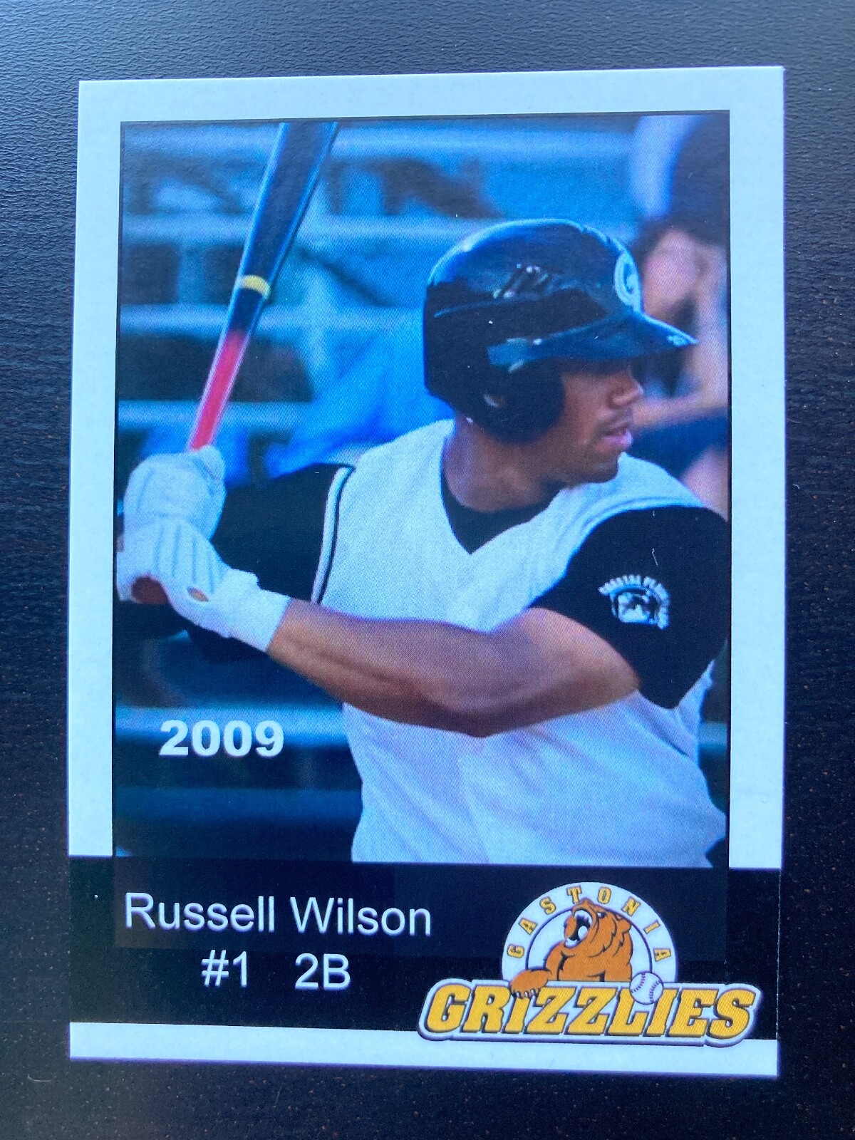 2009 International Minute Press Russell Wilson Grizzlies Baseball Rare Rookie RC