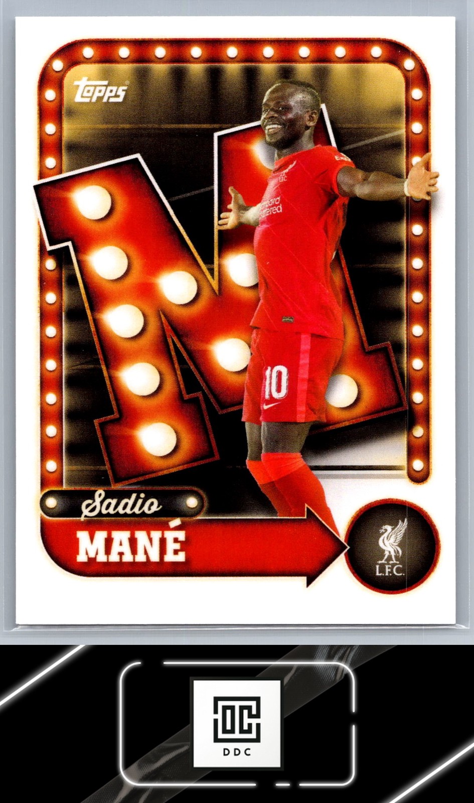 2025-26 Topps Liverpool Team Set Sadio Mane Name In Lights
